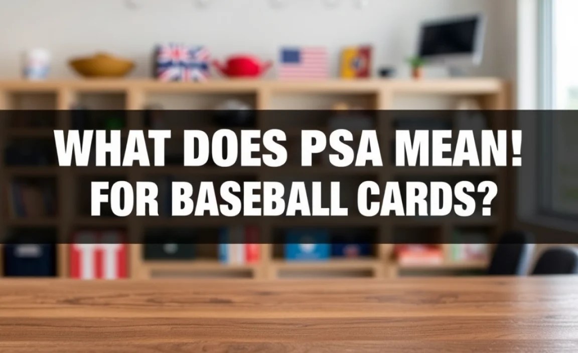 What Does Psa Mean For Baseball Cards? Explained Here!