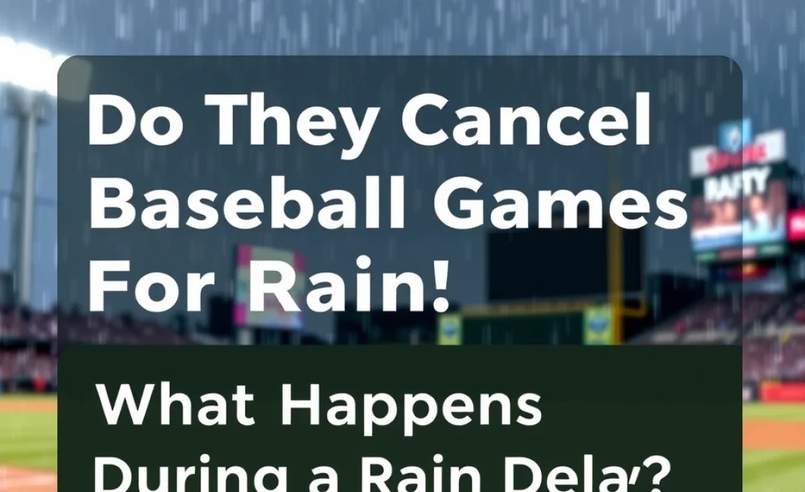 What Happens During a Rain Delay?