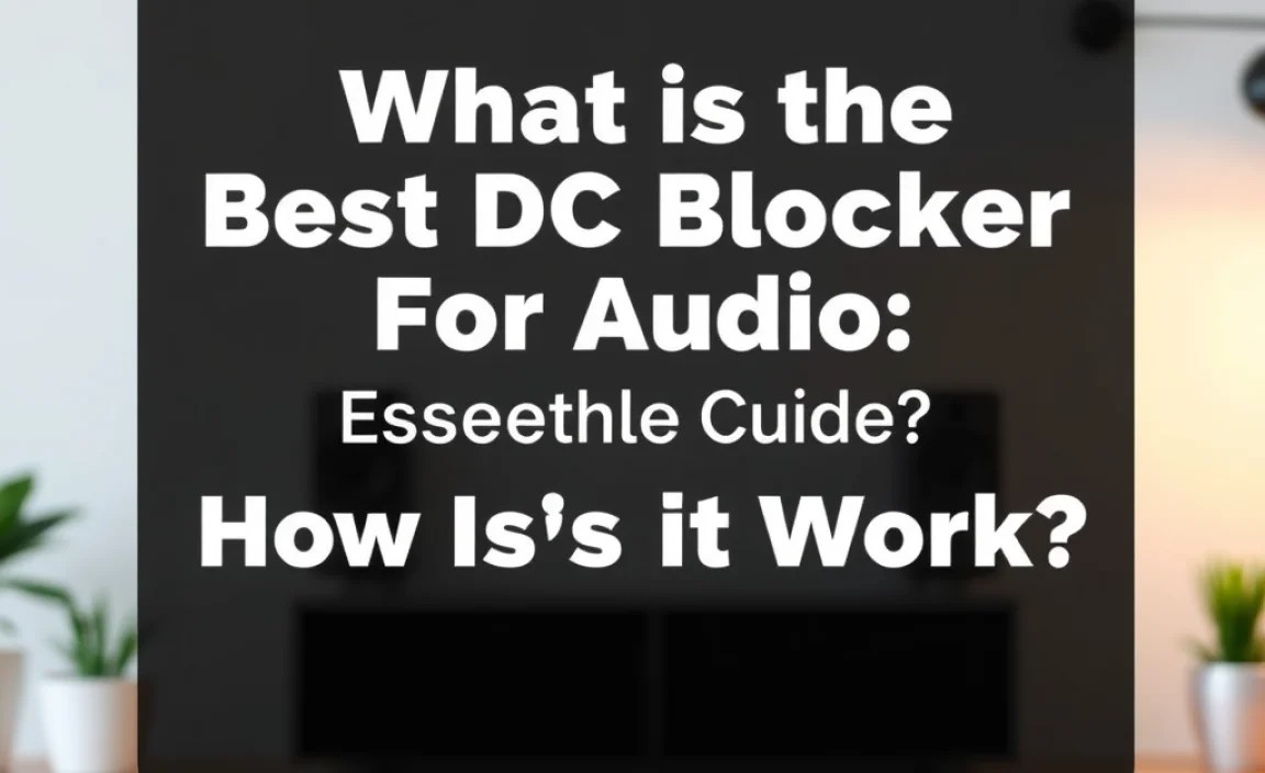 What is a DC Blocker? How Does It Work?