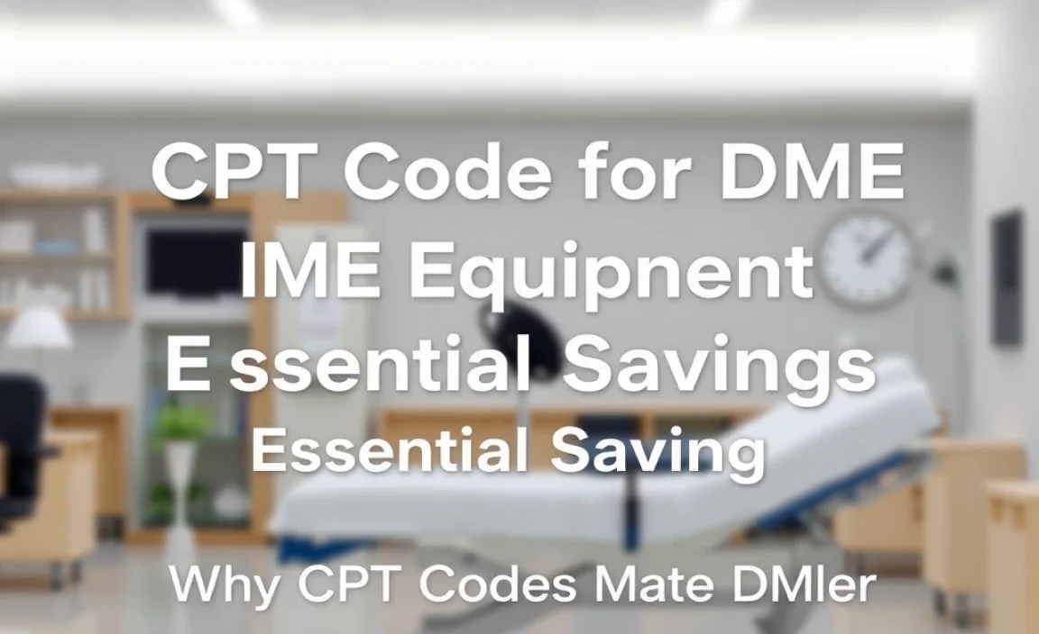 Why CPT Codes Matter for DME