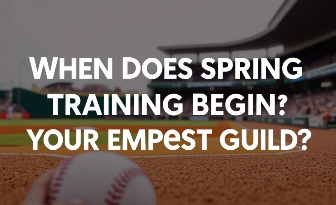 Why is Spring Training So Important?