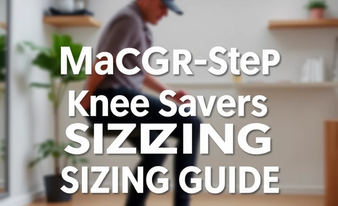 Your Step-by-Step MacGregor Knee Savers Sizing Guide