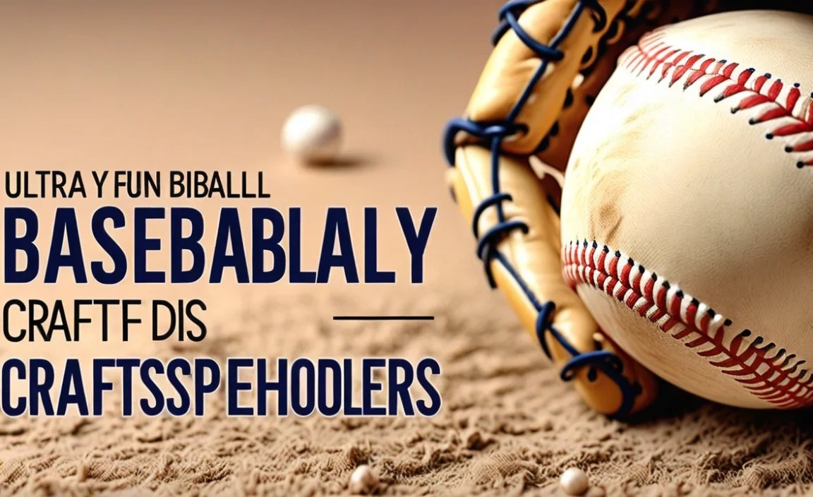 Essential Materials for Baseball Crafts