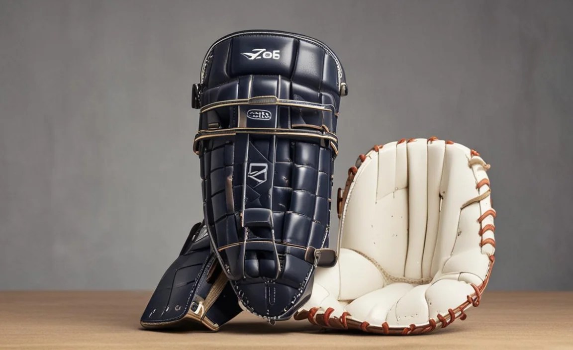 4. Catcher&rsquo;s Leg Guards (Often a Set)