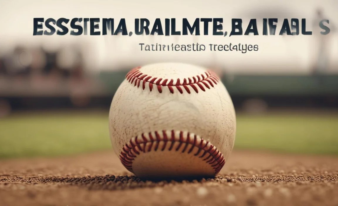 Essential Terms For Baseball: Your Ultimate Guide
