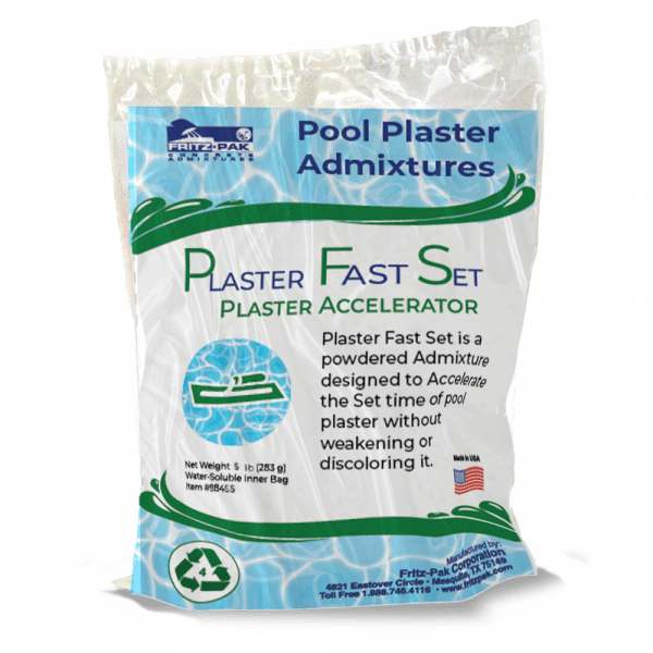 Pool Plaster Accelerating Admixture FritzPak Plaster Fast Set