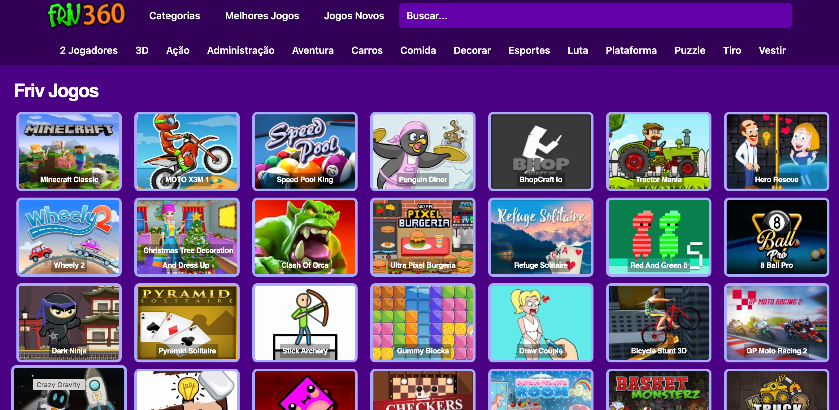 Jogos de 2 Jogadores Friv 360