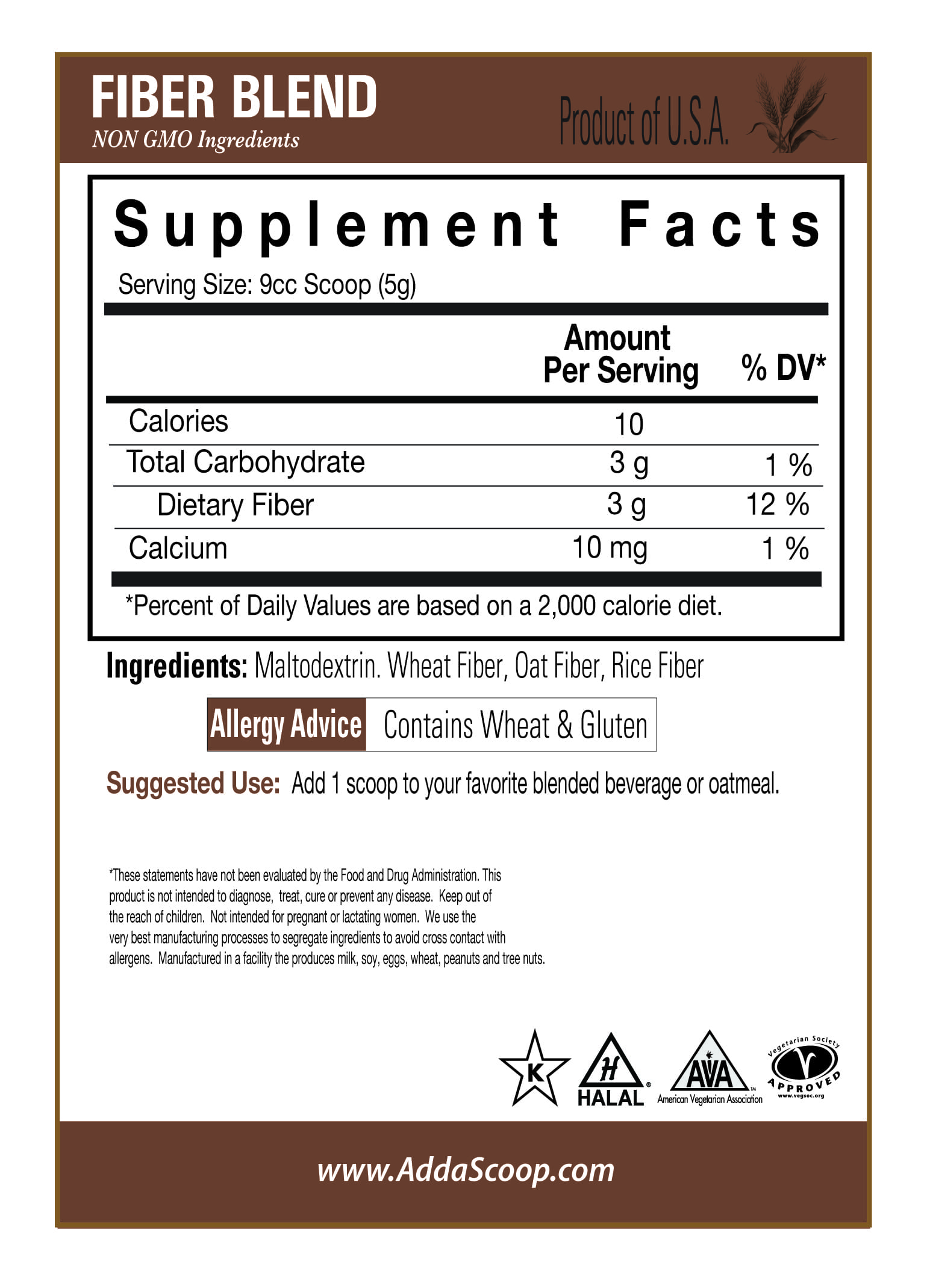 Smoothie Booster Fiber Blend FroCup