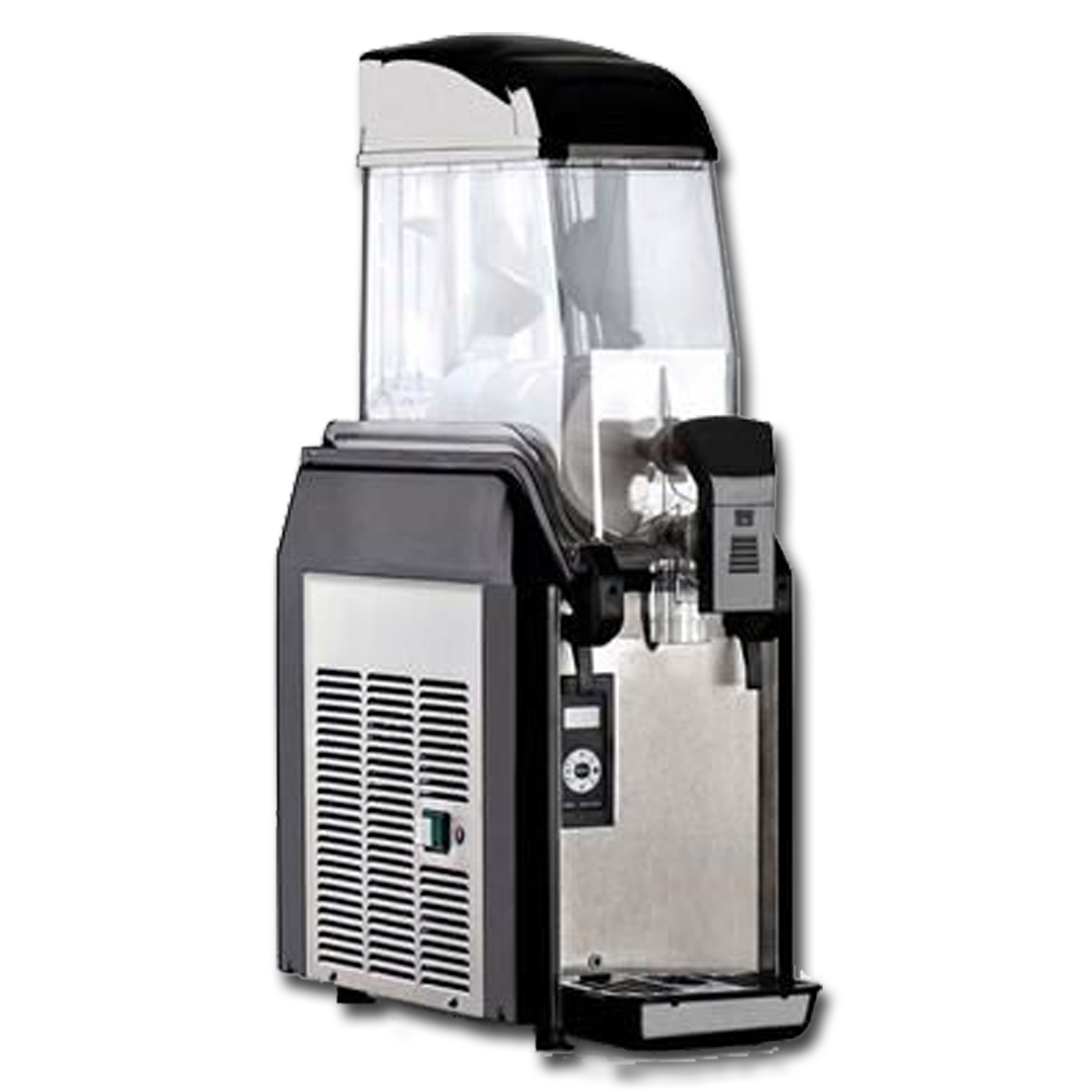 Slushy + Frozen Beverage Machine Elmeco Bigger Hopper So You Refill