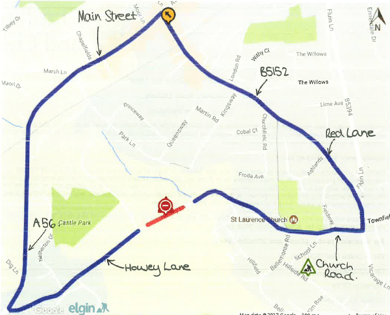 Temporary Road Closure, Howey Lane Frodsham Town Council