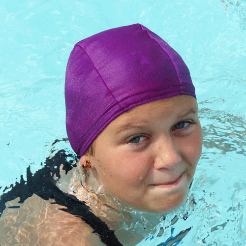 Lycra Swim Cap Violet