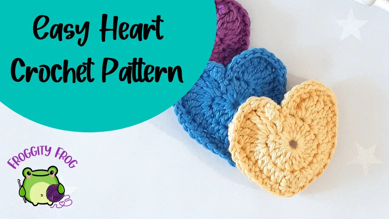 Easy Crochet Heart Pattern Froggity Frog Crochet
