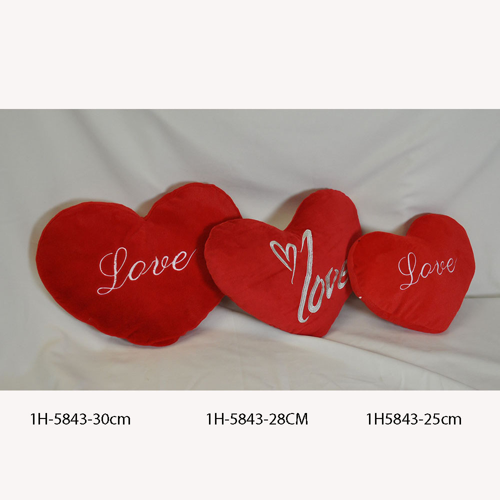 25cm Big Heart Pillow ( No Loop) ; (Min Order 6pcs) Frogie
