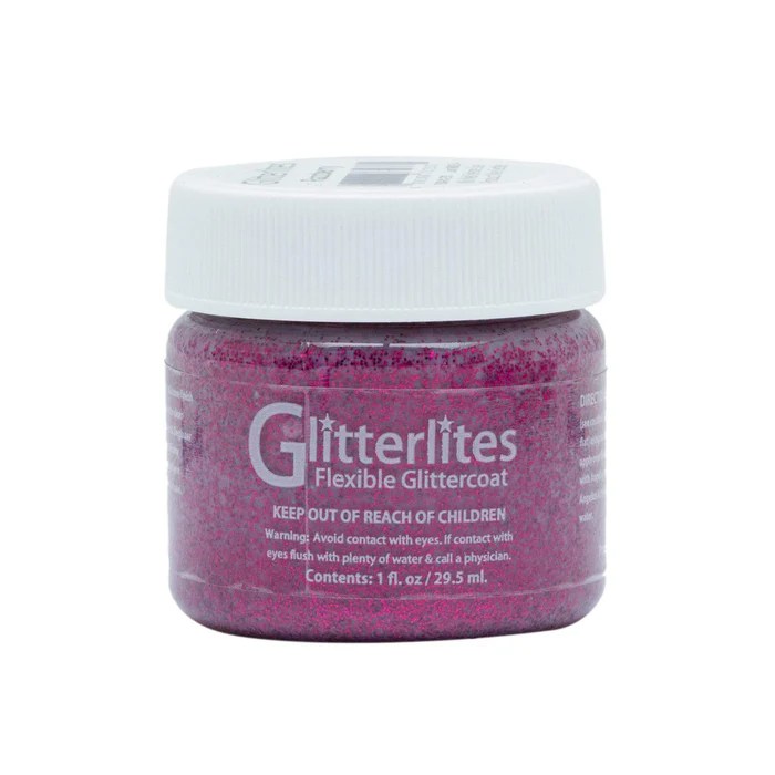Angelus Glitterlites Paint Razzberry