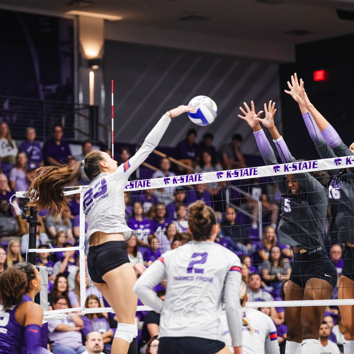 TCU Volleyball's rally comes up short losing in five sets to Kansas State TCU Sports News
