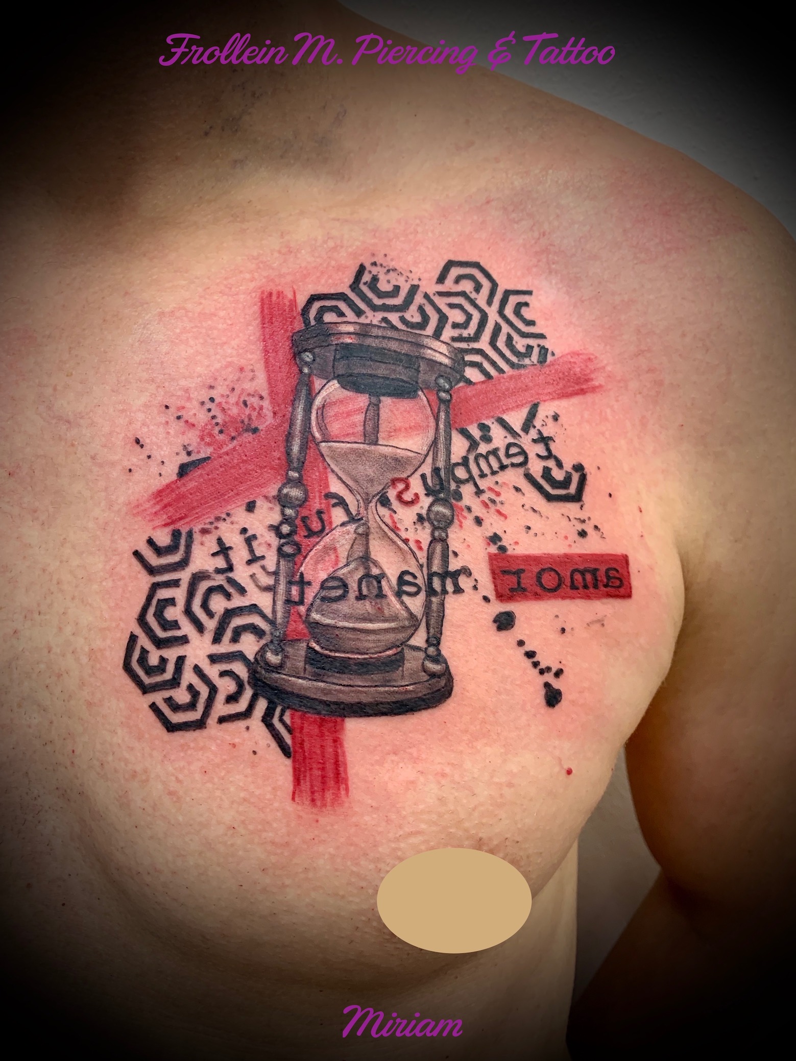 owalo design Hundepfote Tattoo Mandala