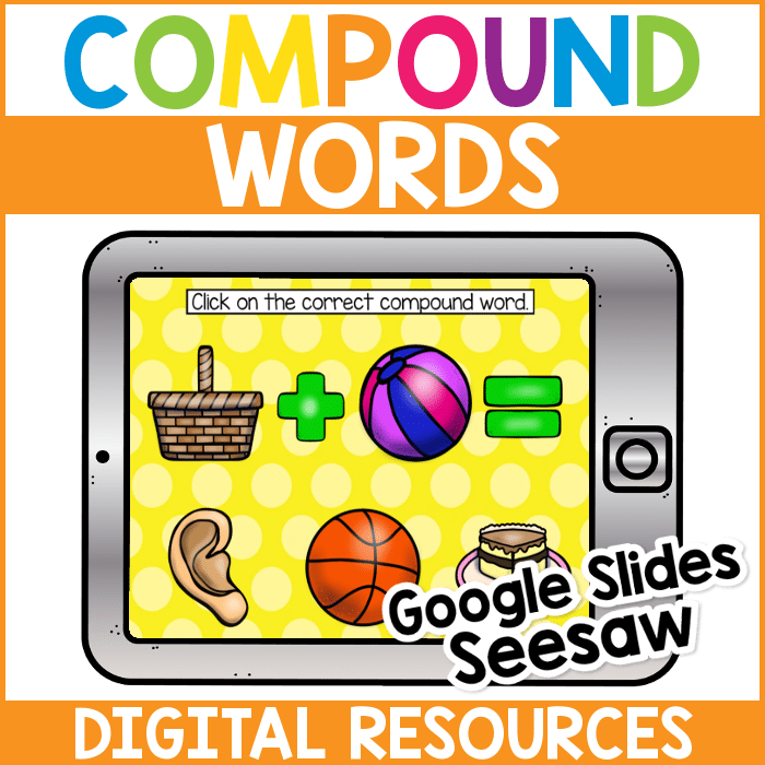 Digital Compound Words Google Slides Seesaw From ABCs to ACTs