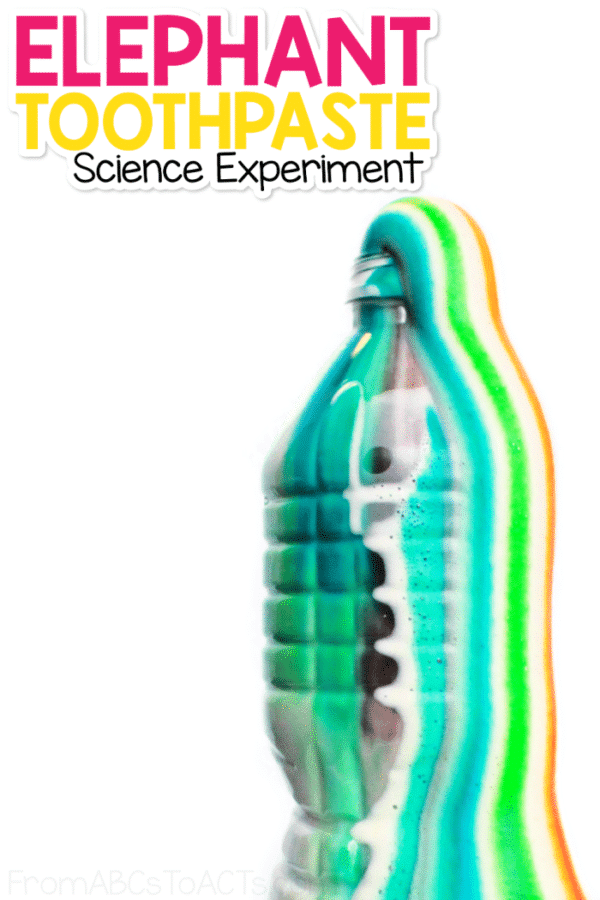Elephant Toothpaste Science Experiment From ABCs to ACTs