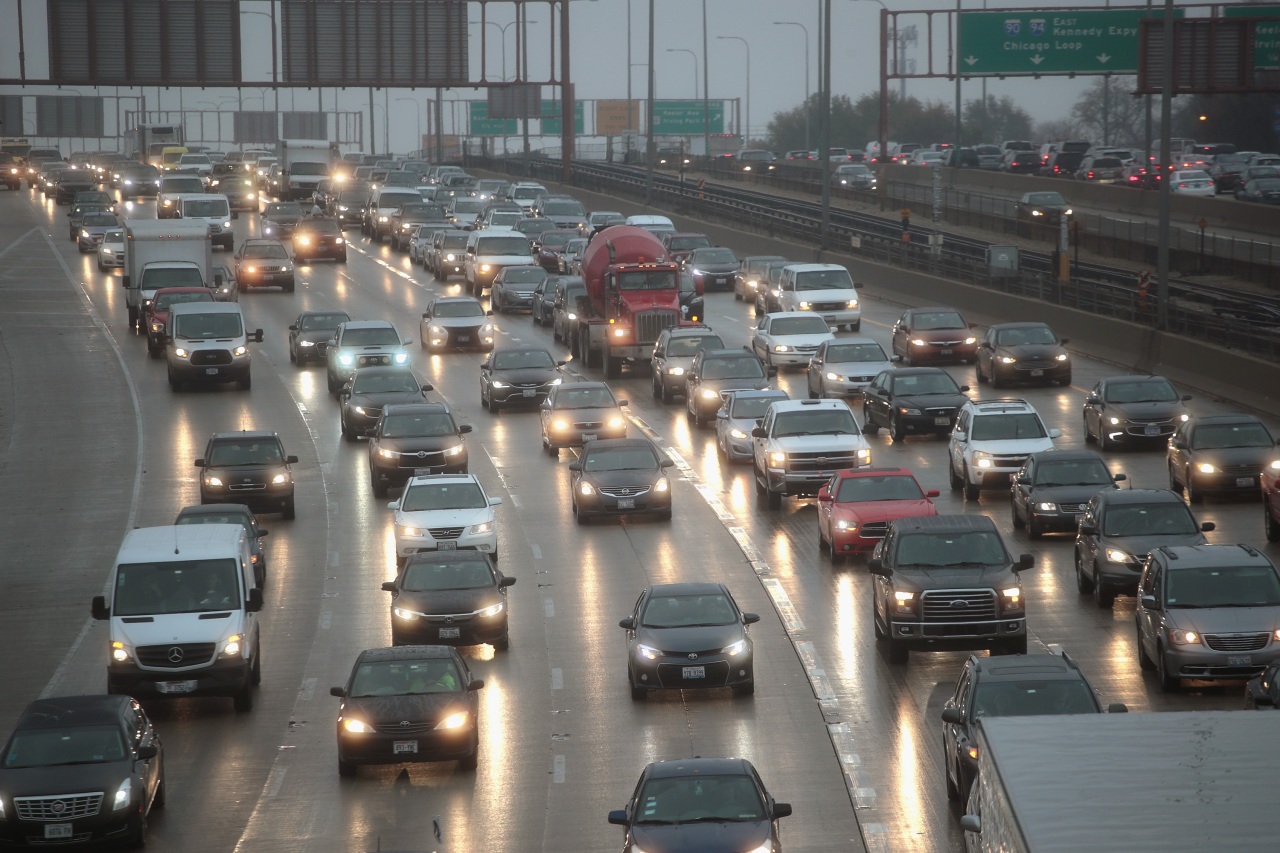car jam From A Bird's Eye View