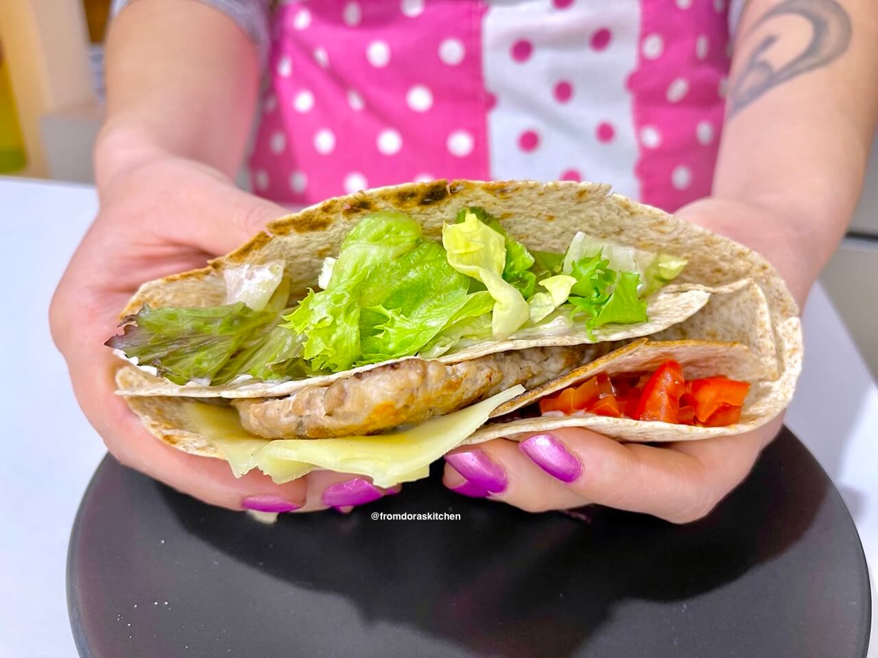 No Allium TikTok Cheeseburger Wrap Hack recipe From Dora's Kitchen
