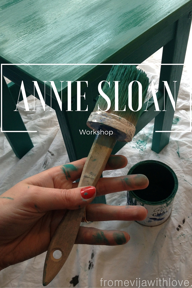 Saturday Afternoon Spent at Annie Sloan Chalk Paint From Evija with Love