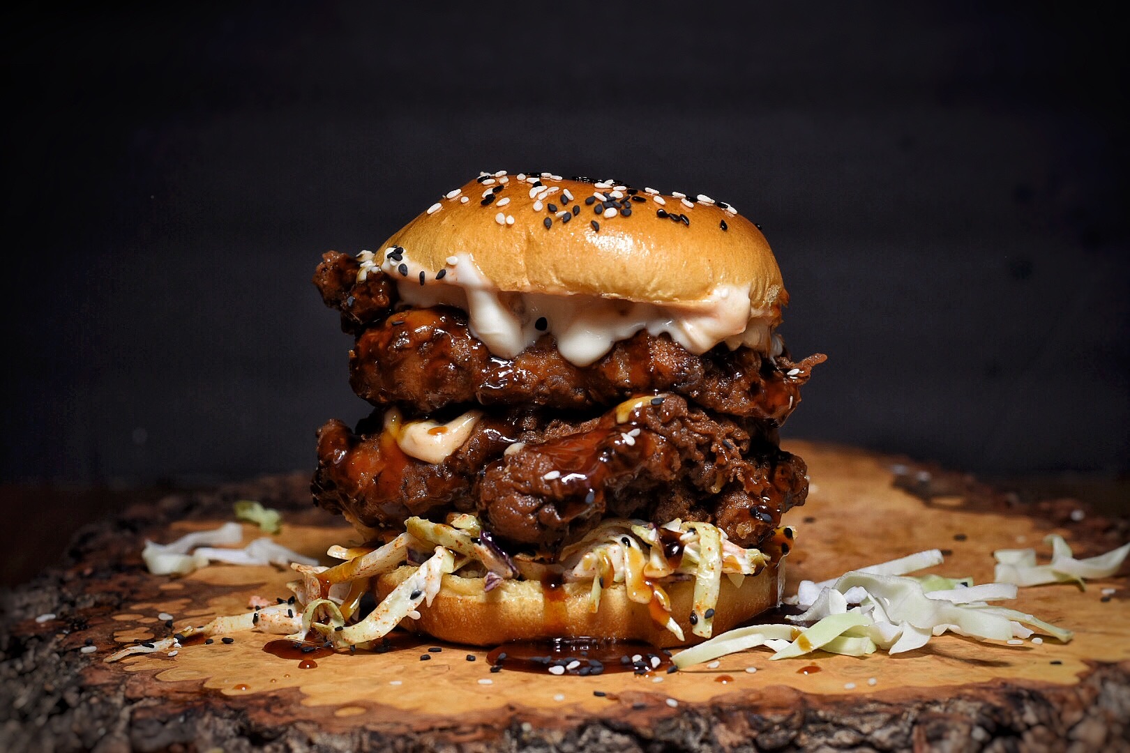 Crispy Curry wild Turkey Burger From Field To Plate