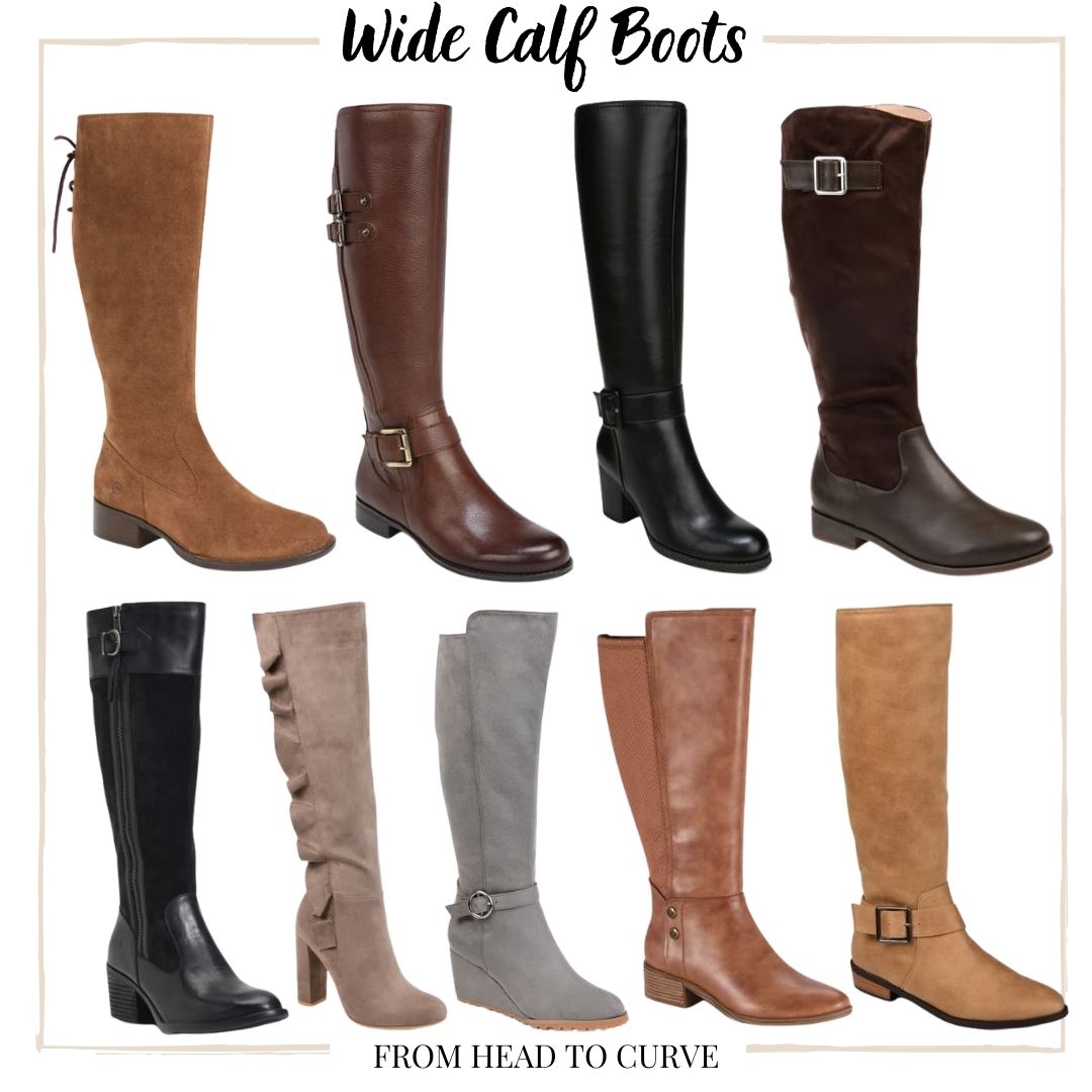 How to Buy Boots for Fall Wide Width & Wide Calf! From Head To Curve