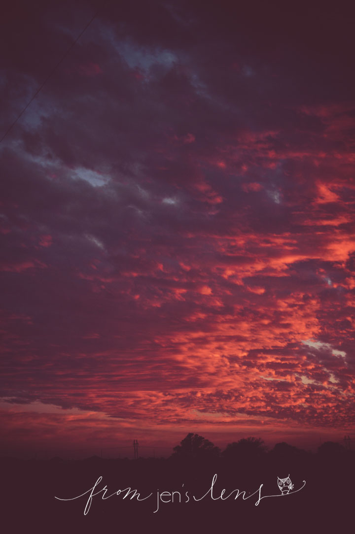 Lubbock Texas Sunset From Jen's Lens