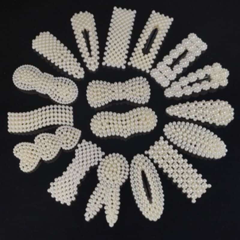 Wholesale Hair Clips in Bulk, Alligator clips, Rhinestone, Pearl