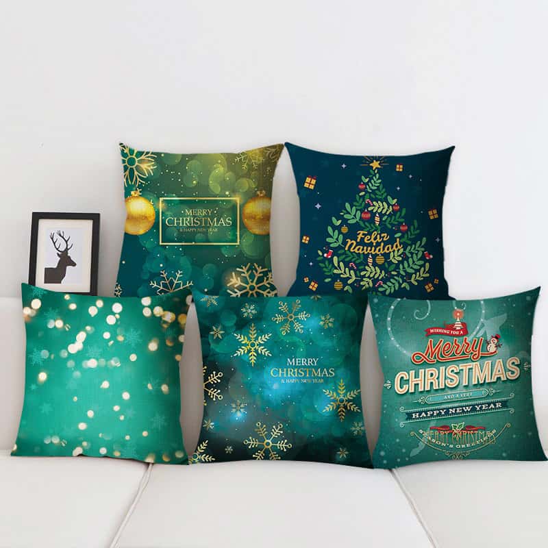 Pillow Case for Sofa Couch/ Christmas Decorations Throw Pillow Covers