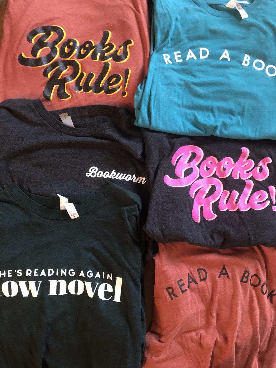 Book Shirts From Our Bookshelf