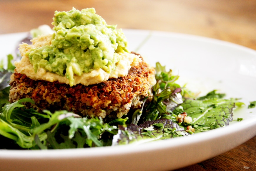 Quinoa & White Bean Burgers From Scratch Fast Recipes & meals from
