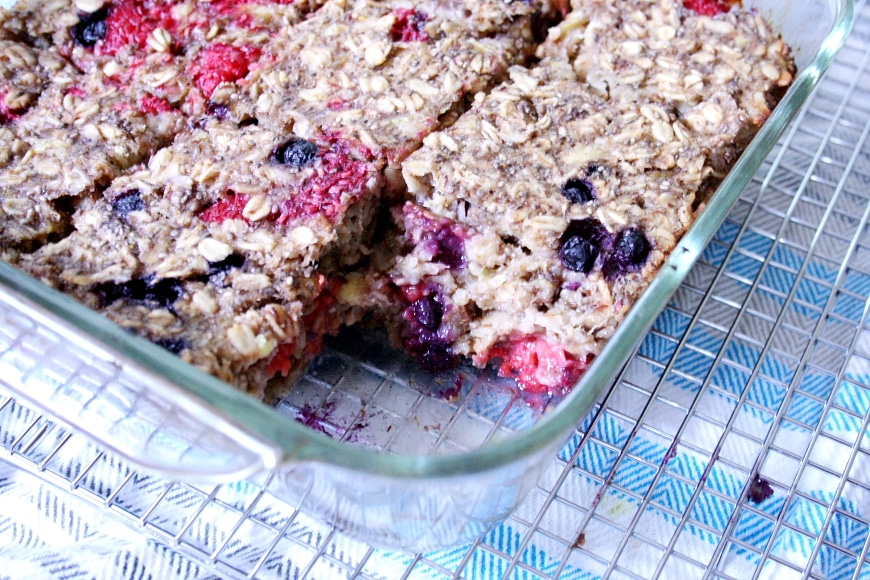Baked Oatmeal Bars (Vegan, GlutenFree) From Scratch Fast Recipes