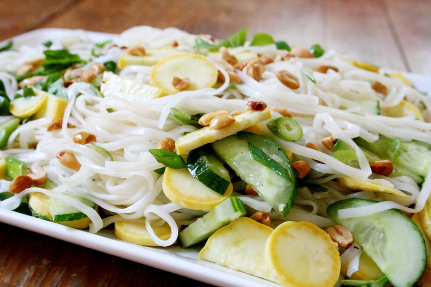 ThaiStyle Rice Noodle Salad Nicki Sizemore