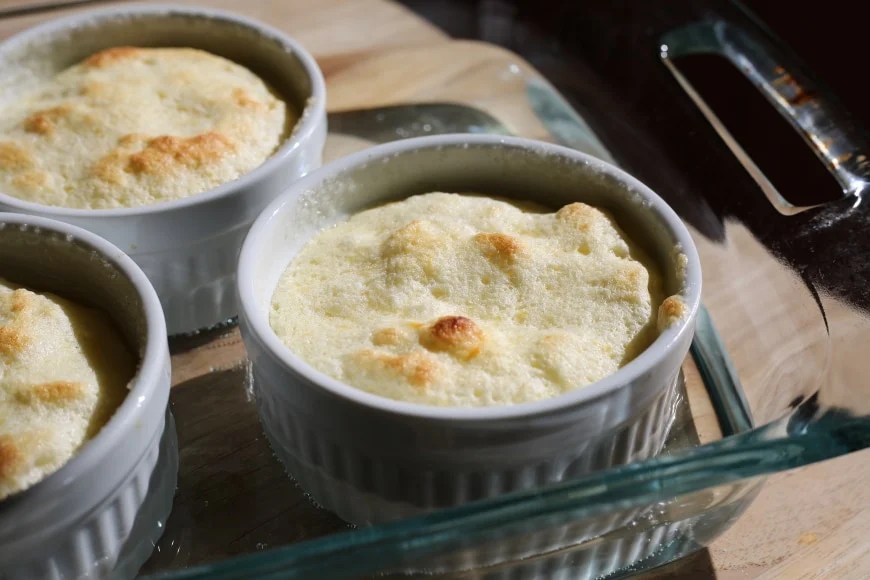 Gluten Free Lemon Pudding Cake (makeahead and easy!) Nicki Sizemore