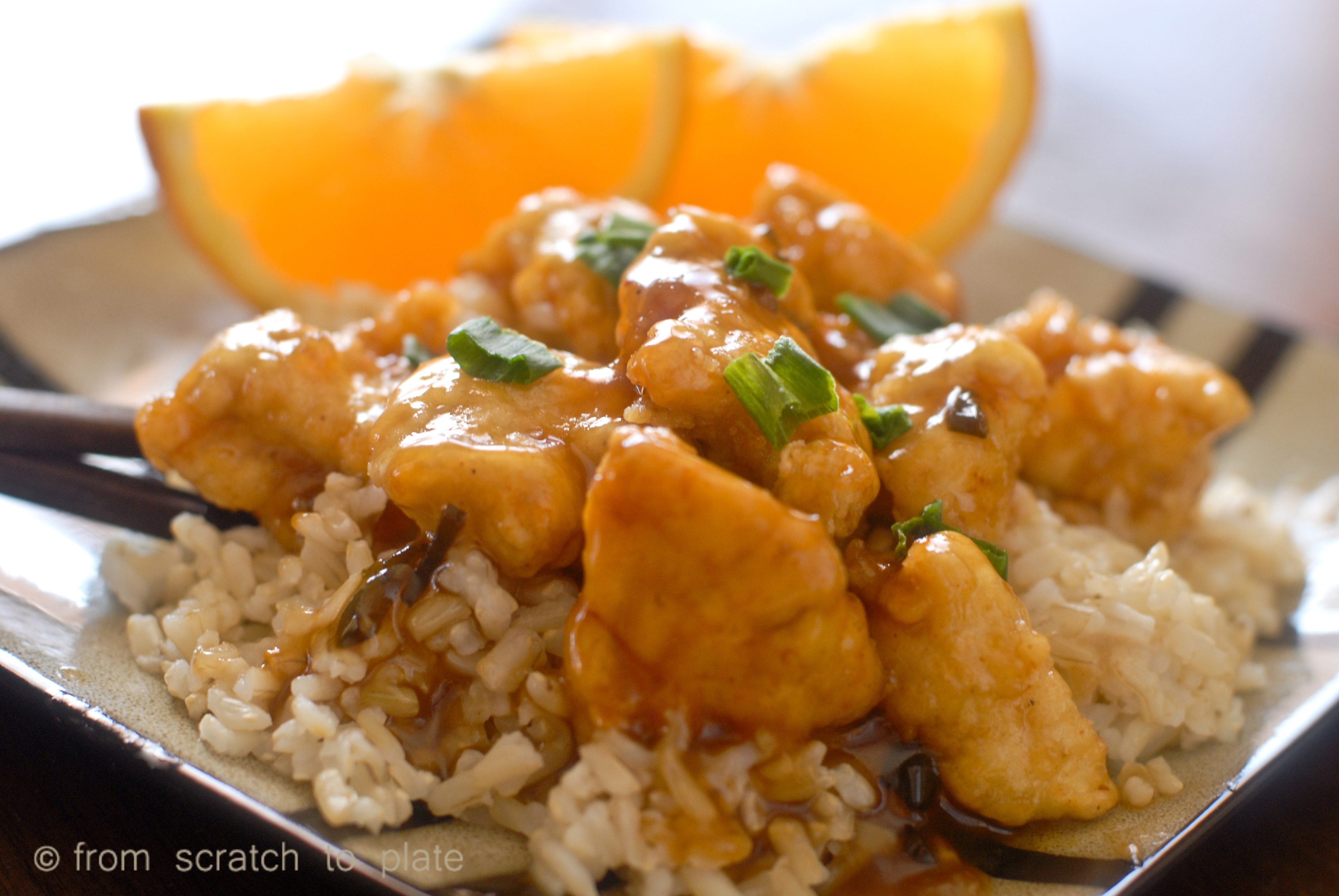 Asian Orange Chicken fromscratchtoplate