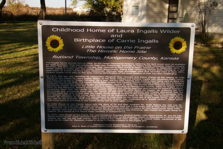 Independence Kansas une étape pour Laura Ingalls FromSide2Side
