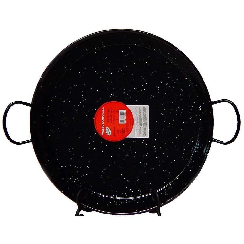 14 inch Enameled Paella Pan From Spain Ceramics and Gifts Made in Spain Online