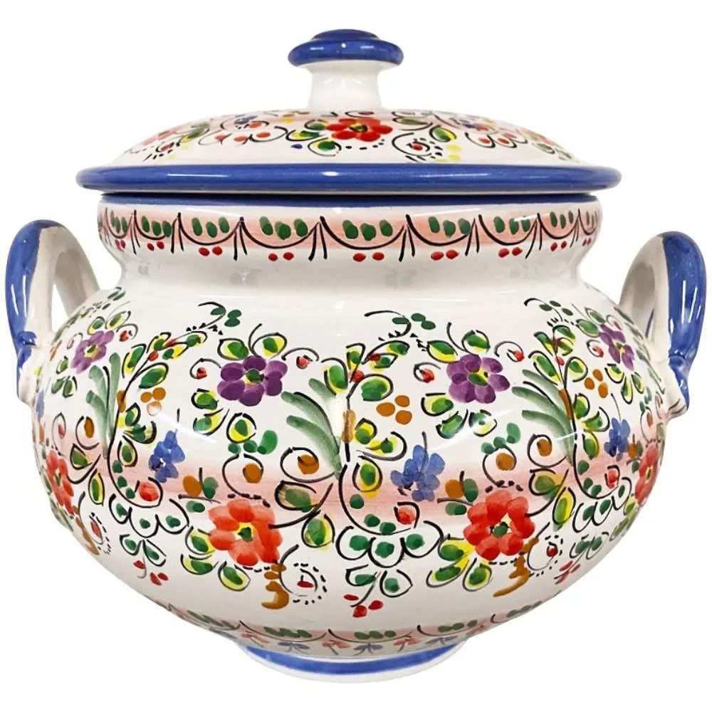 Colored Dot Soup Tureen From Spain Ceramics and Gifts Made in Spain
