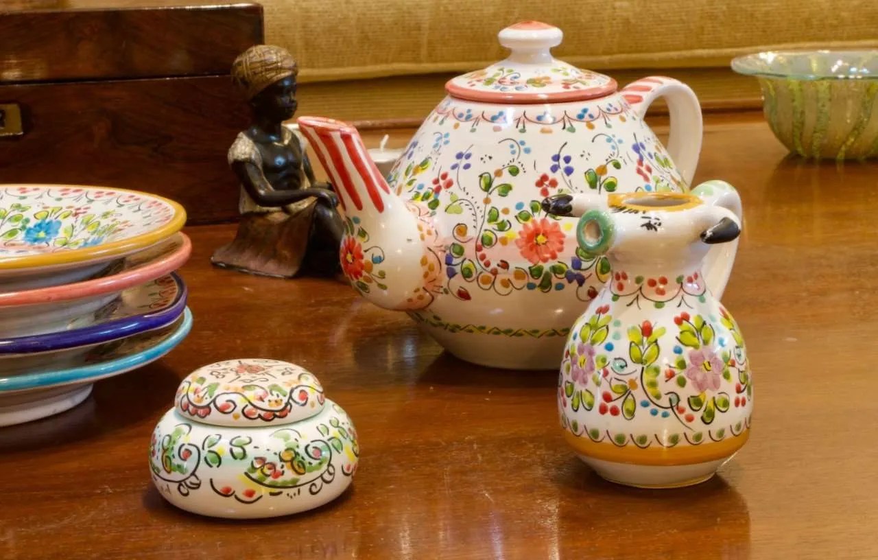 Colored Dot Teapot From Spain Ceramics and Gifts Made in Spain Online