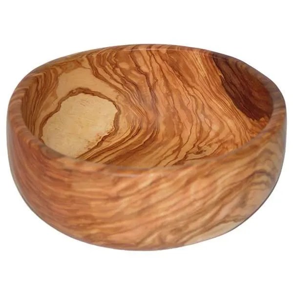 12 inch Olive Wood Salad Bowl From Spain Ceramics and Gifts Made in