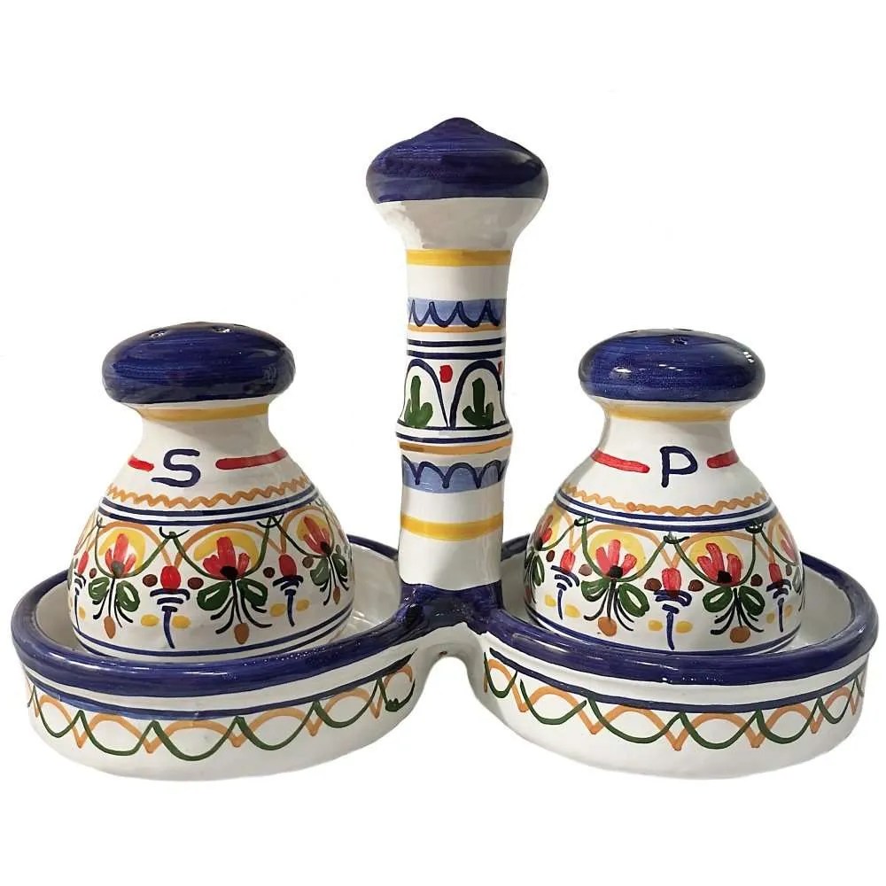 Multicolor Salt and Pepper Shakers From Spain Ceramics and Gifts