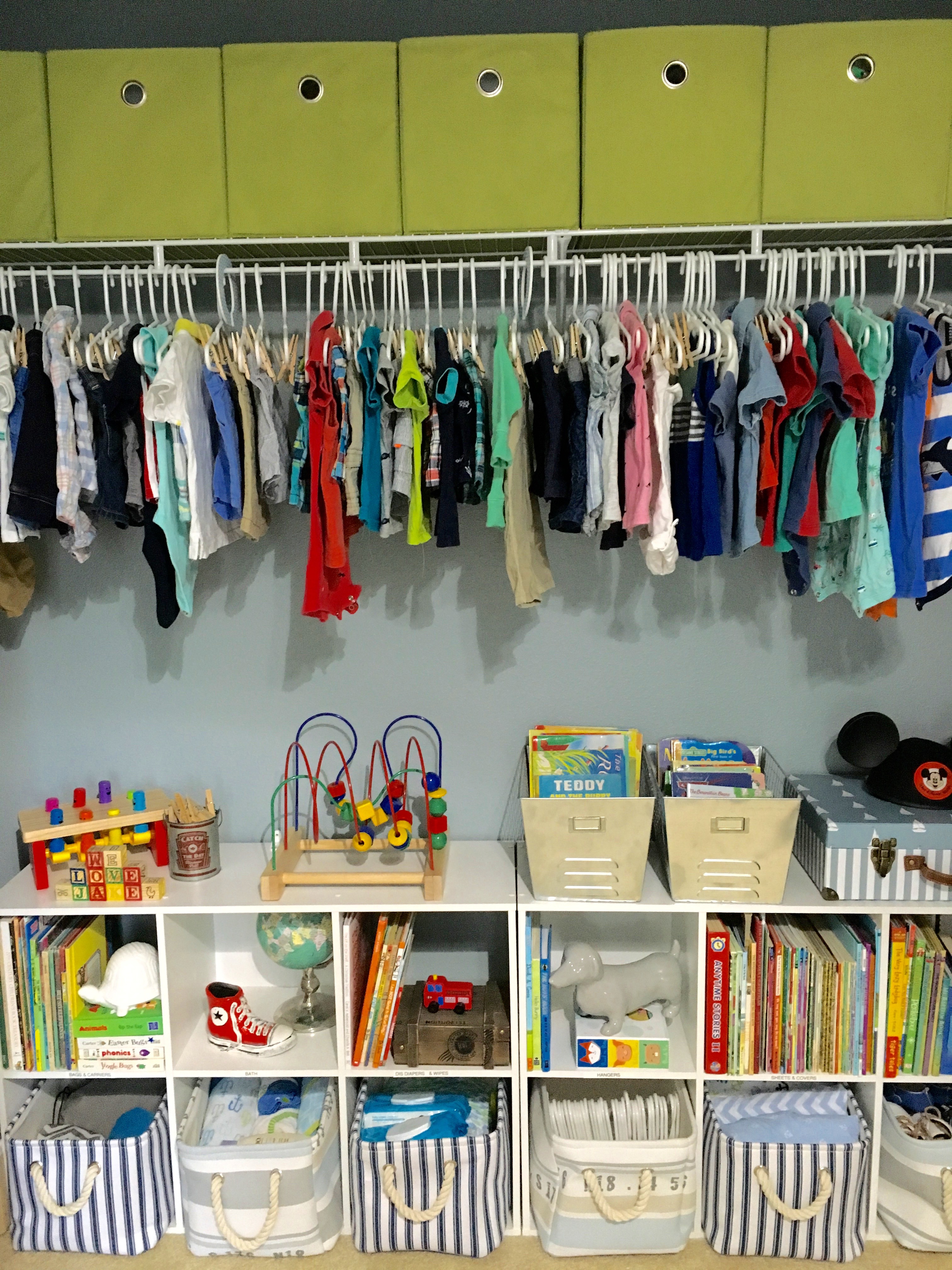 Nursery Closet Organiztion