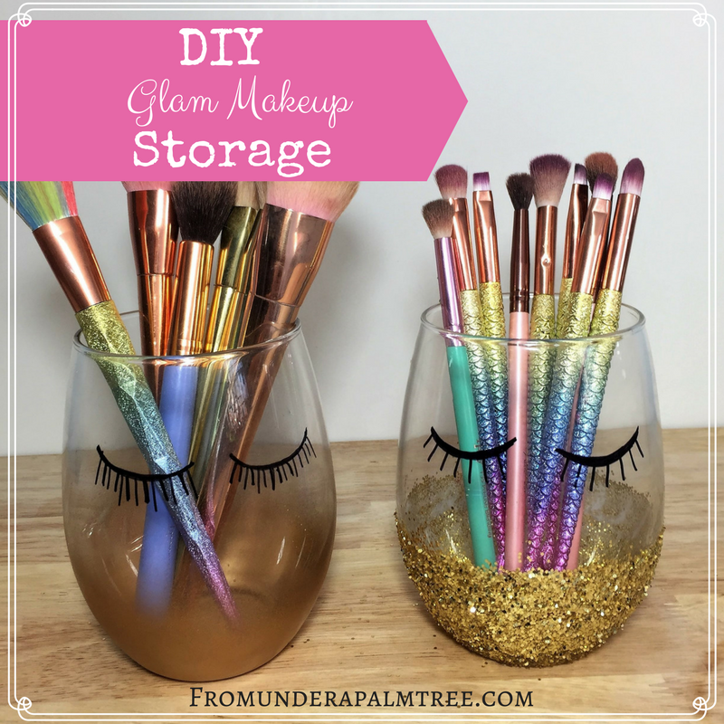 Diy Makeup Brush Storage
