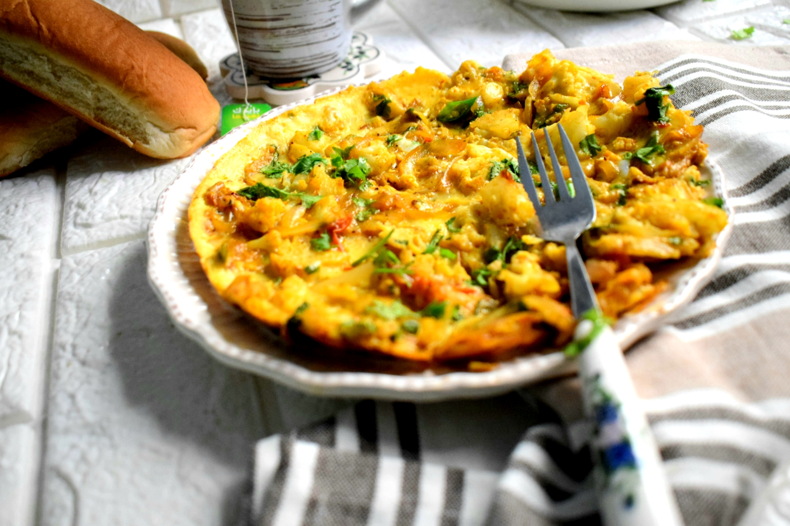 Cauliflower Omelette From My Kitchen