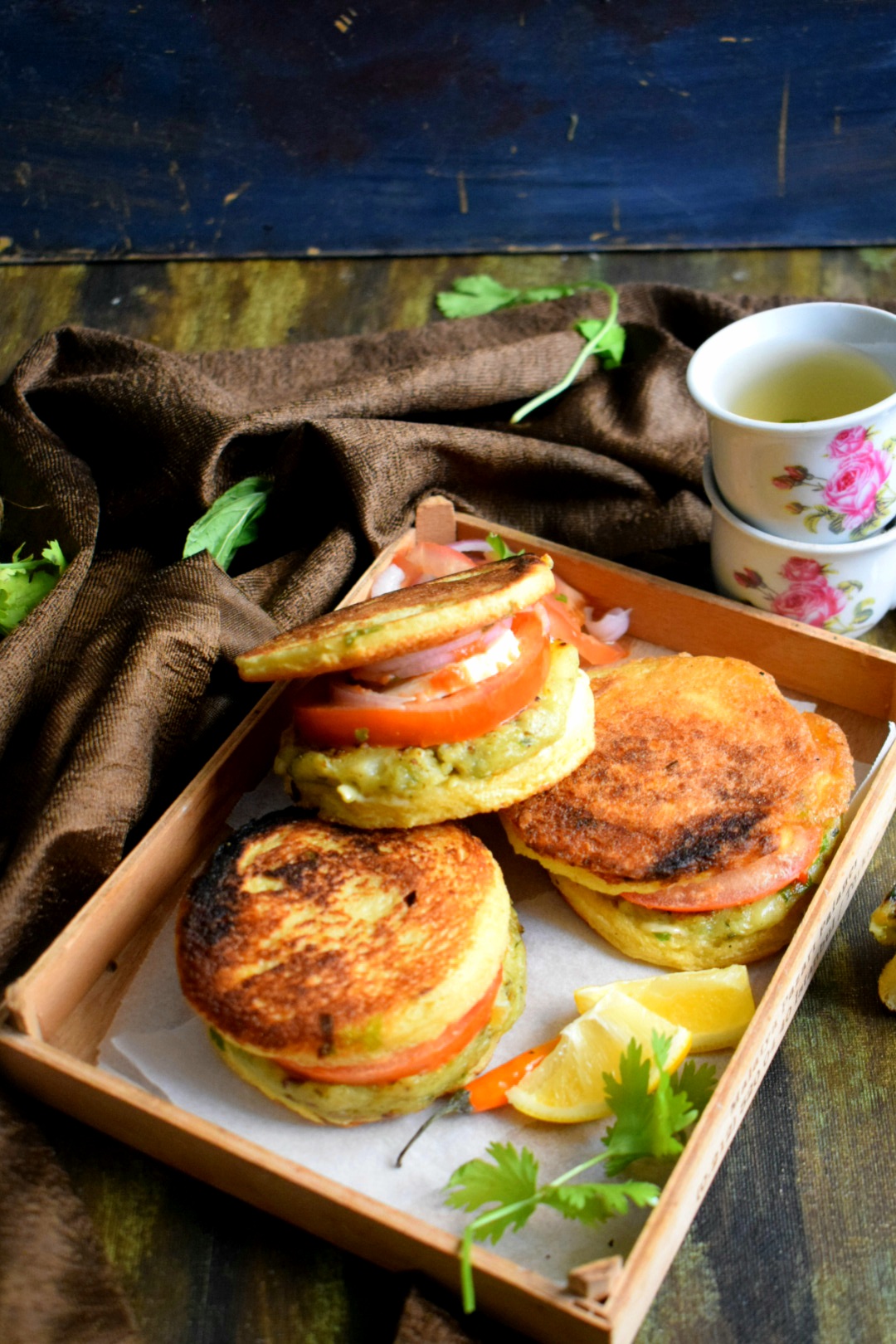 Potato Kebab Sandwich From My Kitchen