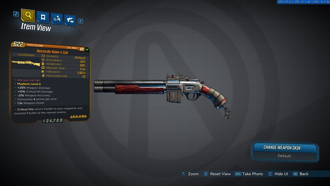Borderlands 3 (BL3) How to get Robins Call frondtech