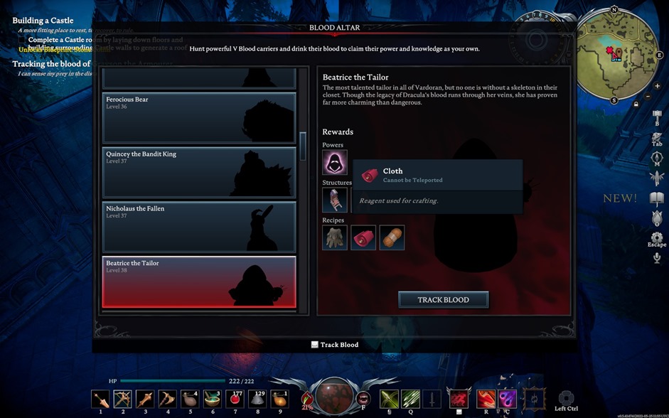 How to Get Cloth in V Rising