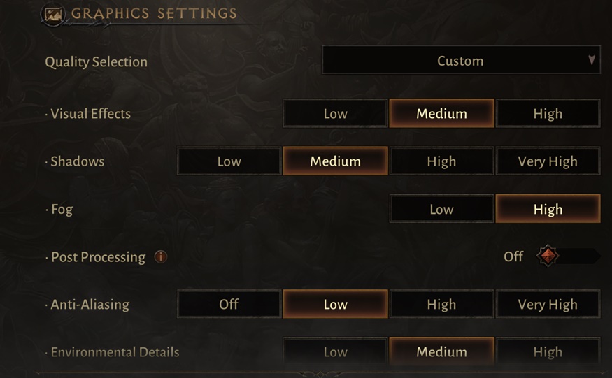 Diablo Immortal Graphics Settings Guide