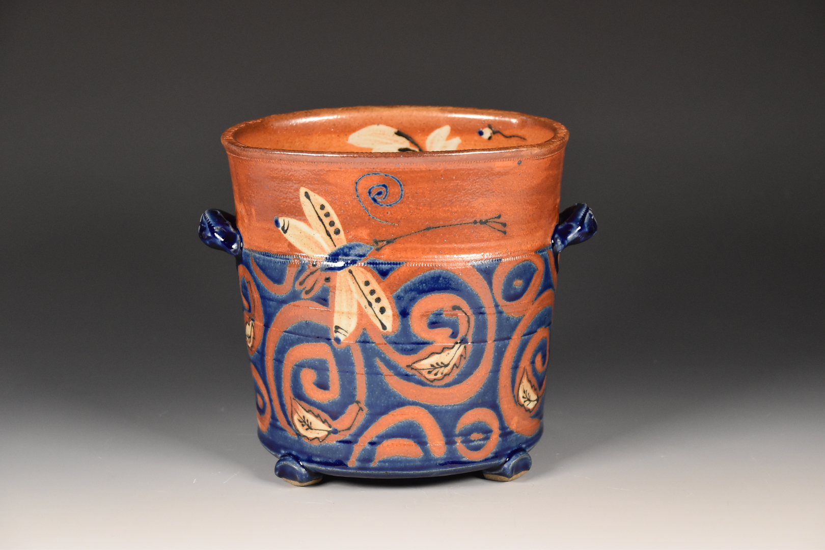 Utensil Holder Front Avenue Pottery and Tile